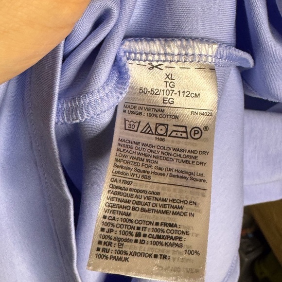 Banana Republic Light Blue Polo with White Trim - Picture 5 of 7